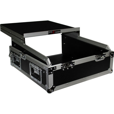ProX XS-19MIX13ULT ATA-300 Style Universal Rackmount Case with Sliding Laptop Shelf for Up to 13U 19" Mixers