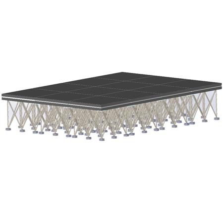 ProX StageX 12'x16'x32" Complete Stage System