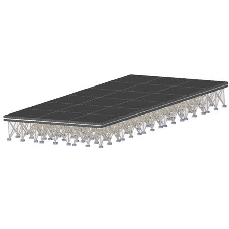 ProX StageX 12'x24'x24" Complete Stage System