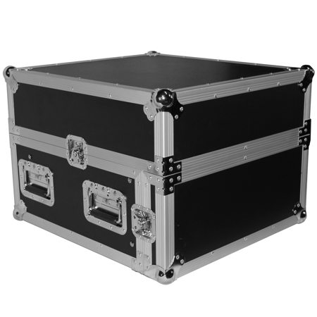 ProX T-4MRSS Flight Case for 4U Rack x 10U Top Mixer DJ Combo
