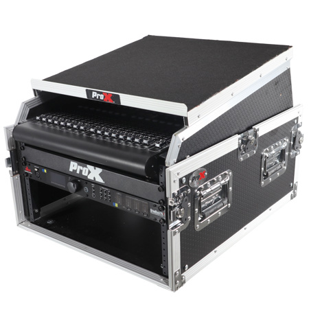 ProX T-6MRSS13ULT Flight Case with Laptop Shelf for 6U Rack x 13U