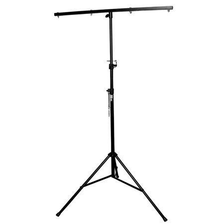 ProX T-LS03M-9FT Lightweight Portable DJ Lighting Stand with Square T-Bar, 9' Height