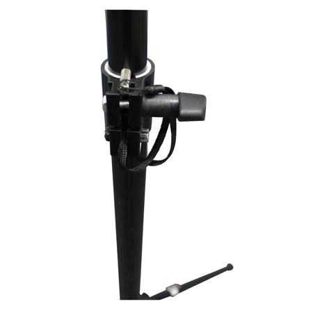 ProX T-LS03M-9FT Lightweight Portable DJ Lighting Stand with Square T-Bar, 9'