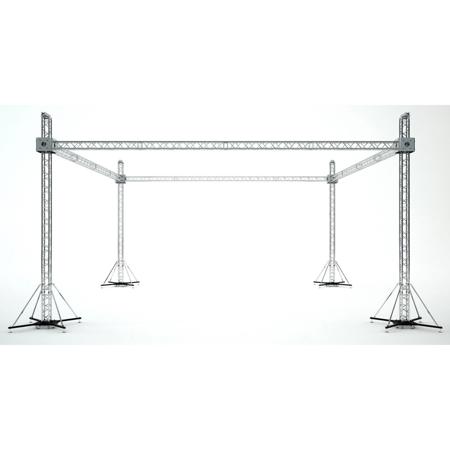 XTP-GS404023 Stage Roofing System with 4 Chain Hoist, 40x40x23'
