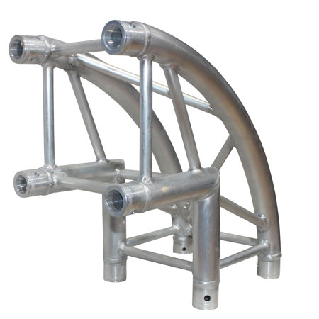 ProX XT-SQ164 1.64' 2-Way 90 Degree Round Square Truss Corner