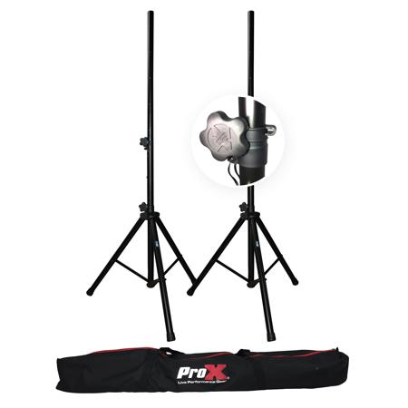 ProX T-SS18P Heavy Duty Speaker Tripod Stands with Bag, 6' (44-72"), 2-Pack