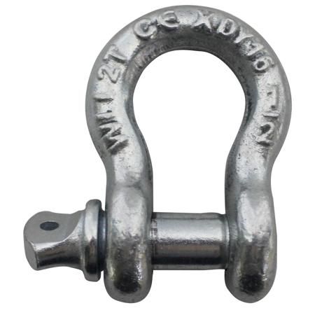 ProX XT-USHACKLE 2 Ton 1/2" Galvanized Screw Pin Anchor Shackle