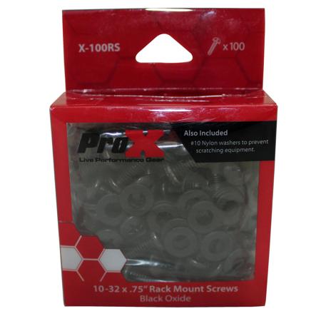 ProX X-100RS Rack Screws with Washers, Pack of 100