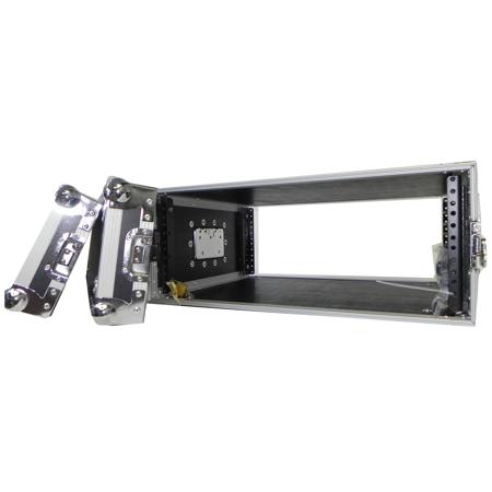 ProX X-4UE 4U Deluxe Effects Dual Rail Rack Case with Handles, 14" Deep