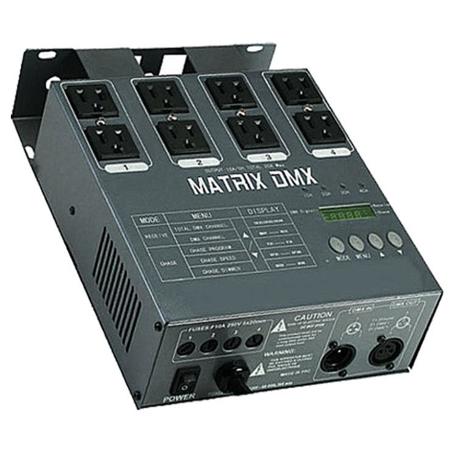 ProX X-860-DMX 4 Channel MATRIX PRO DMX Power Panel