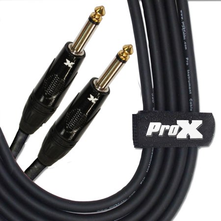 ProX XC-PP05 5' 1/4" TS-M to 1/4" TS-M Unbalanced High Performance Audio Cable