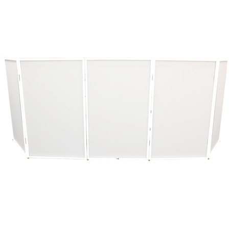 ProX XF-5X3048 5-Panel Pro DJ Facade, White Frame XF-5X3048W