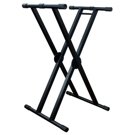 ProX X-KSD200 Double X Style DJ Case/Keyboard Stand with Ergo Easy Lock, 350 lb Capacity
