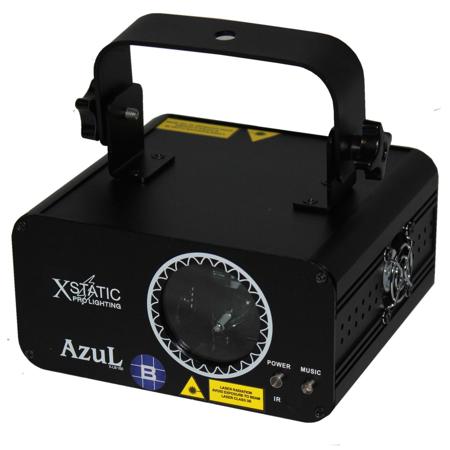 ProX X-LB100 IR AZUL BLUE 400 mw Class 3B Professional Blue Single Color Animation Laser Effect Light