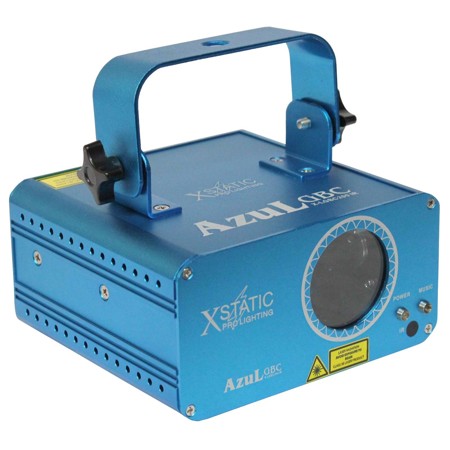 X-LGBC200 AZUL GBC 140mw Class 3B Professional Green, Blue & Cyan Tri-Color Animation Effect Light