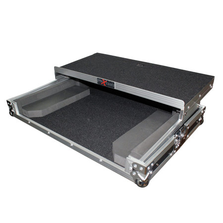 ProX X-NVLT Road Case for NV/NVii & Mixtrack Pro 3 Controllers, Silver/Black