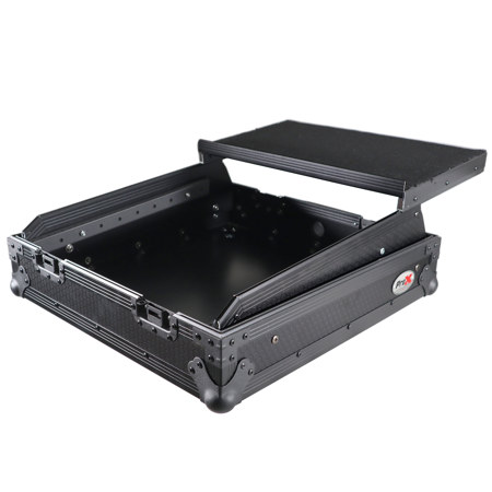 ProX XS-19MIXLT ATA-300 Style 10U 19" Rackmount Mixer Case, Black on Black