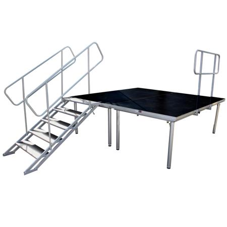 ProX XSQ 4x8' StageQ Heavy Duty Platform with 28-48" Adjustable Telescoping Legs