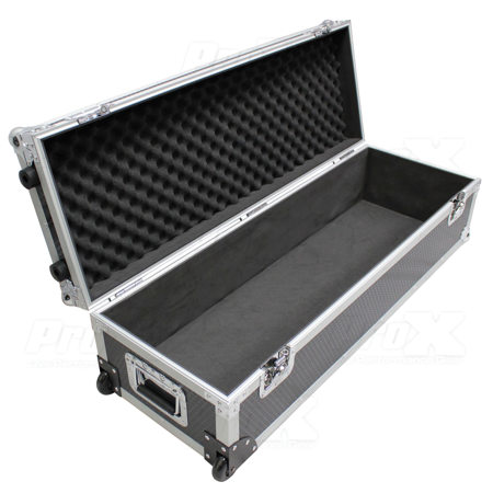 ProX XS-UTL12W 40" Utility Case with Low Profile Wheels, Honeycomb Black Laminate