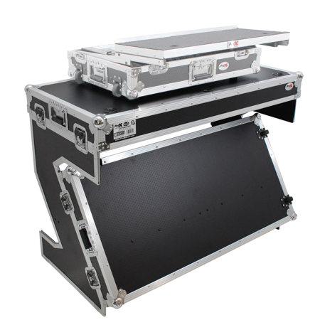 ProX XS-ZTABLE Z-Style DJ Table Portable Flight Case with Handles