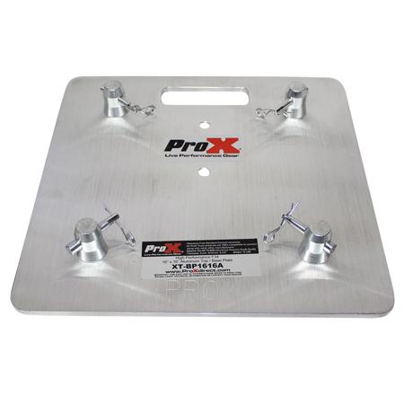 ProX XT-BP1616A 16x16" F34 Truss Aluminum Base Plate with Conical Connectors