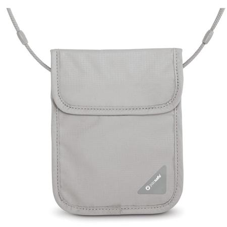 Pacsafe Coversafe X75 Anti-Rheft RFID Blocking Neck Pouch, Gray