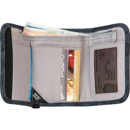 Pacsafe RFIDsafe V125 Anti-Theft RFID Blocking Tri-Fold Wallet, Gray Camo