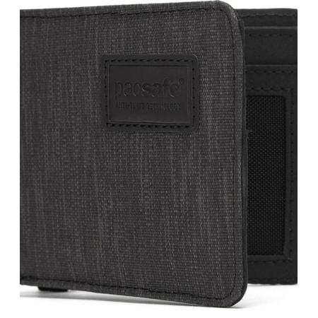 Pacsafe RFIDsafe RFID Blocking Bifold Wallet, Carbon