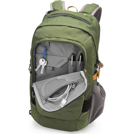 Pacsafe Camsafe V17 Anti Theft Camera Backpack Olive Khaki 15221505