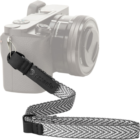 Pacsafe Carrysafe 25 Anti-theft Camera Wrist Strap, Neutral Gray