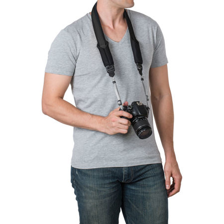 Pacsafe Carrysafe 75 GII Anti-Theft Camera Neck Strap, Black