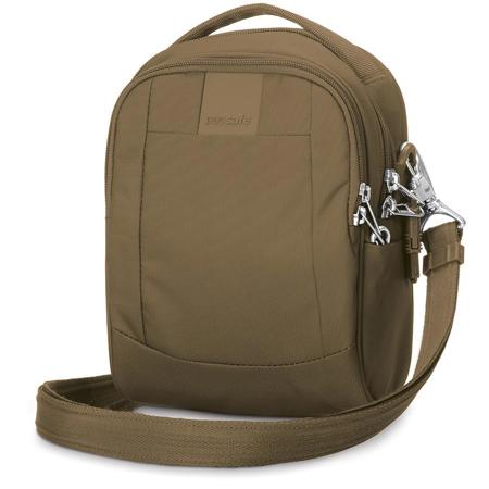 Pacsafe Metrosafe LS100 Anti-Theft Cross Body Bag, Sandstone