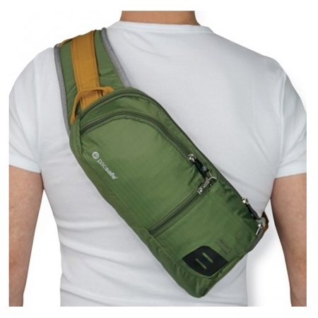 Pacsafe Venturesafe 150 GII Anti-theft Cross Body Pack, Olive / Khaki