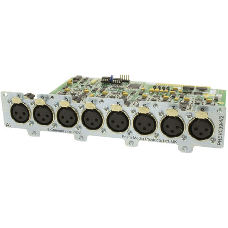 Prism Sound 8C-AD 8-Ch Analog to Digital Module for ADA-8XR Audio Interfaces