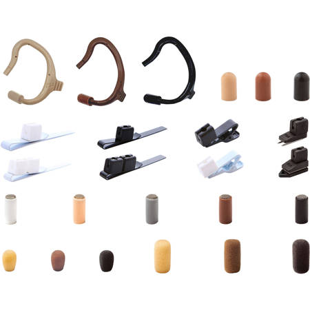 Point Source Audio SERIES8 CO-8WL Low Sensitivity Omni Lavalier Switch Kit,Black 3.5mm Connector for Sony