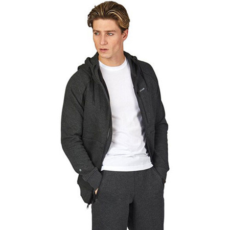 Pacsafe Transit men's hoodie L - HEATHER CHARCOAL