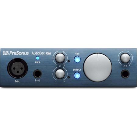 PreSonus AudioBox iOne USB 2.0/iPad Recording Interface, 1 Mic Input