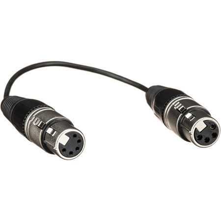 Point Source Audio ADP-5Fx4F 8" 5-Pin XLR to 4-Pin F XLR Headset Adapter Cable