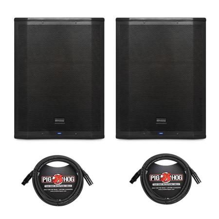 PreSonus 2x AIR18S 18" Active Sound-Reinforcement Subwoofer w/2x 20' Mic Cable