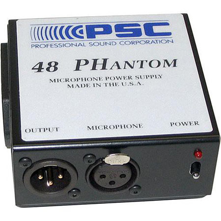 PSC 48 Phantom Mic Power Supply