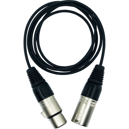 Point Source Audio Mono Male to Female XLR Extender Cable 5-Pin Mono XLR Connector 4'