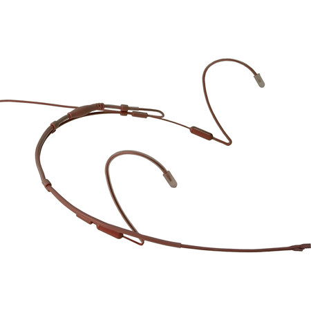 Point Source Audio CONFIDENCE CO2-8WD Dual Element Omnidirectional Headset Mic Brown TA4F Connector