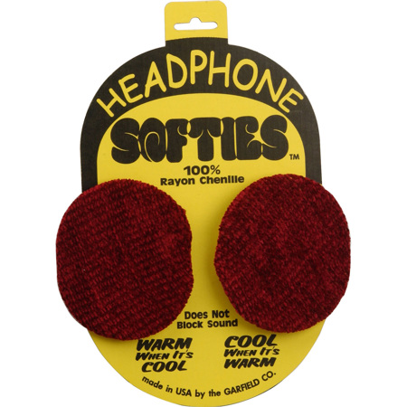PSC Garfield Headphone Softie Earpad Cover, Pair, Red