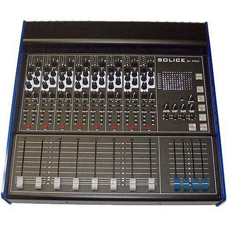 PSC Solice 8 Channel Audio Mixer, Film and Video Production Mixing Panel