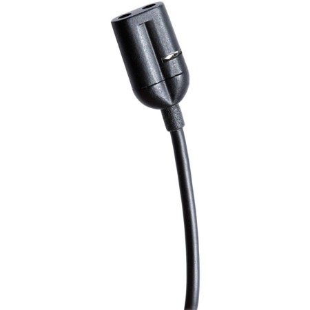 Point Source Audio CONFIDENCE CX2-8L Dual Omni/Cardioid Lavalier Mic, Black 3.5mm Connector for Sennheiser