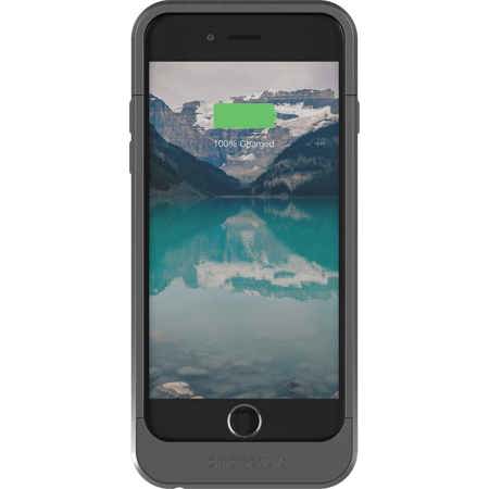PhoneSuit Elite 6 Battery Case for iPhone 6, Metallic Silver