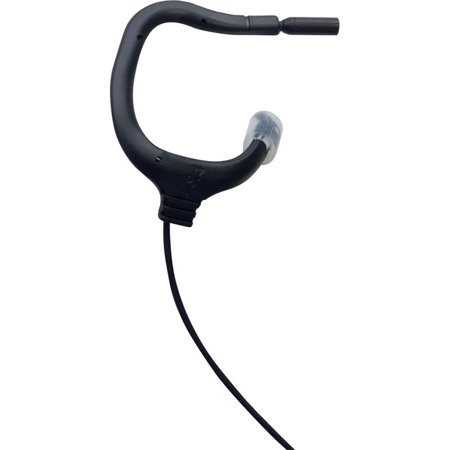 Point Source Audio EMBRACE EO-8WL Omni Earmount Lavalier Mic, Low Sensitivity Black 3-Pin LEMO Connector