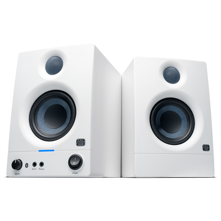 PreSonus Eris 3.5BT 3.5" 50W Active Media Reference Bluetooth Monitor, Pair, White