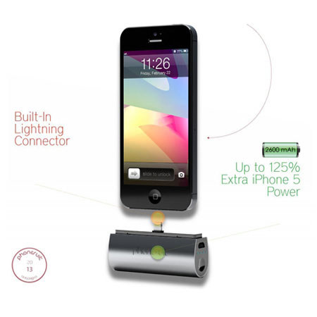PhoneSuit Flex Pocket Charger for iPhone 5 - Black