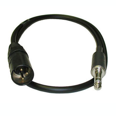PSC 3' 3-Pin XLR Male to 1/4" Stereo Male Cable